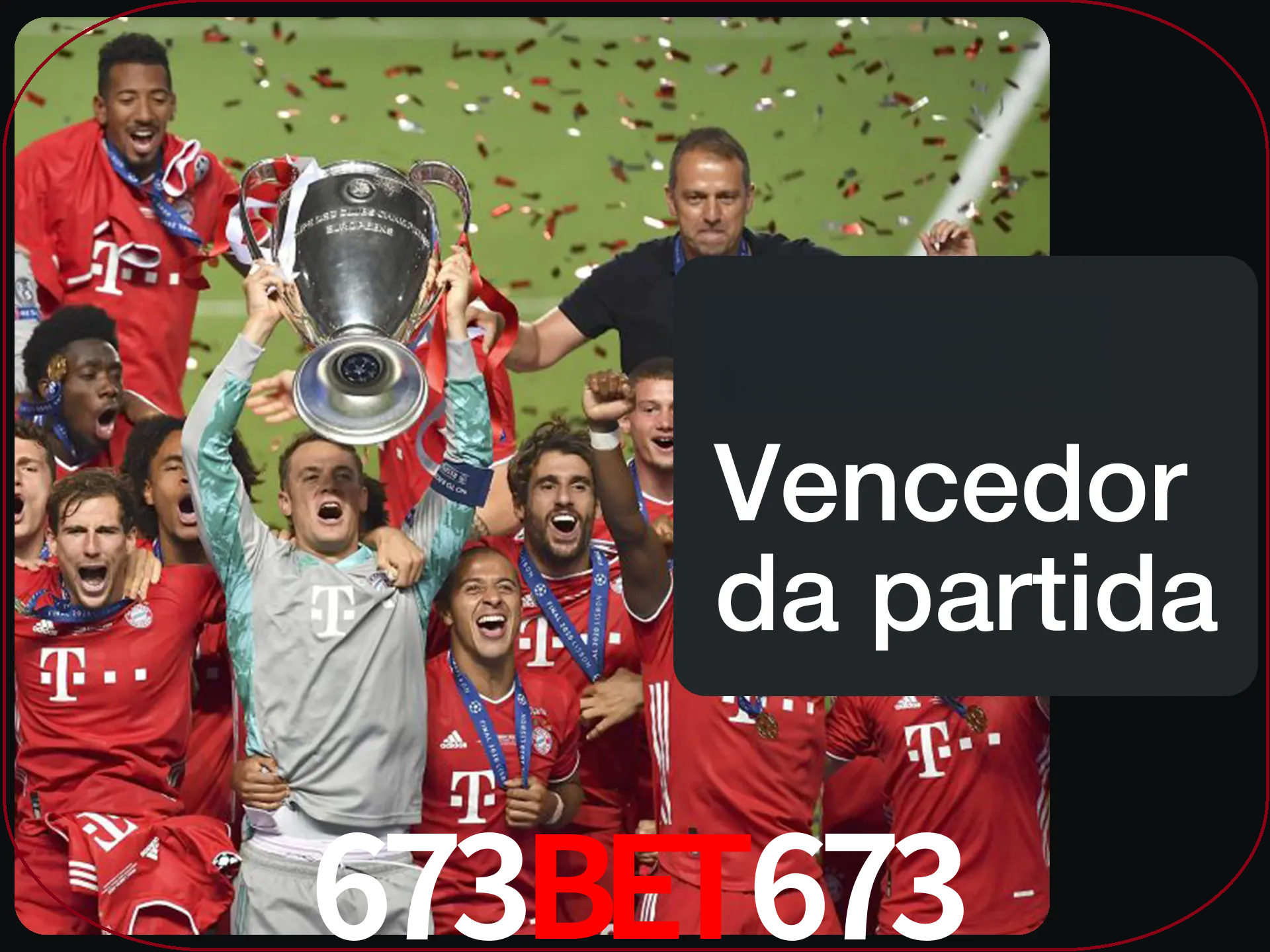 Aposte no vencedor e ganhe uma grande quantia de dinheiro.