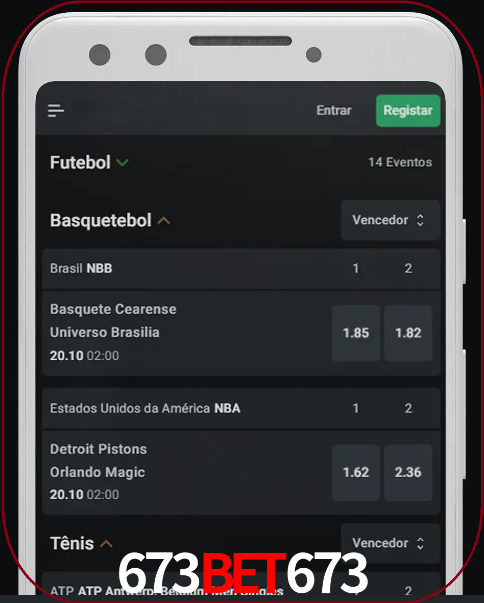 Aposte e assista aos esportes em formato ao vivo.