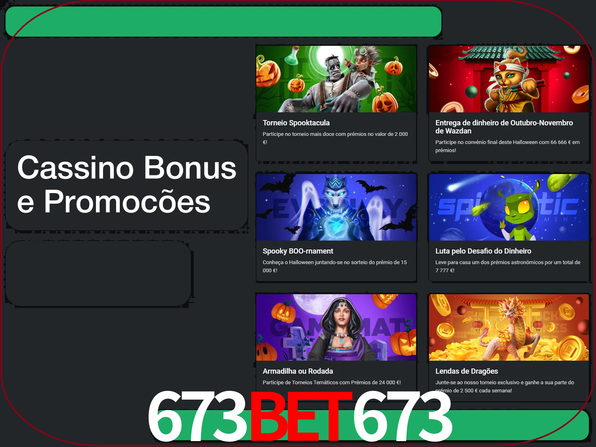 Verifique se há novos bônus de cassino para reivindicar.