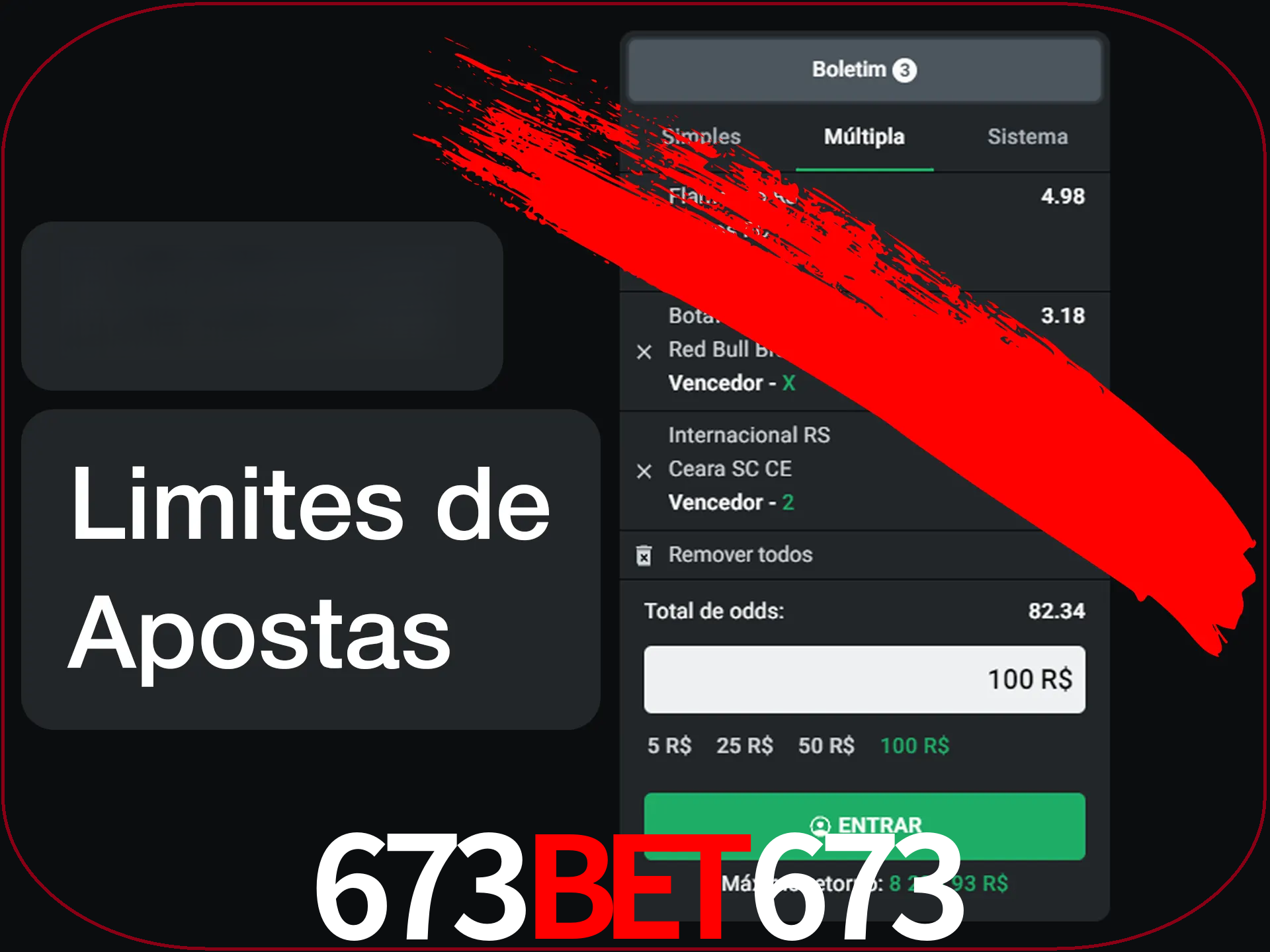 Não faça apostas loucas.